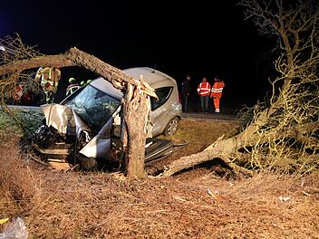 Tödlicher Verkehrsunfall in Neustadt a.d. Aisch: 58-Jährige prallt gegen Baum