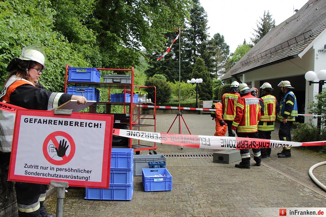 Zwei Verletzte bei Chlorgasunfall im Nürnberger Land