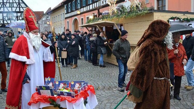 Weihnachtsmarkt in Baunach Foto: Johannes Michel