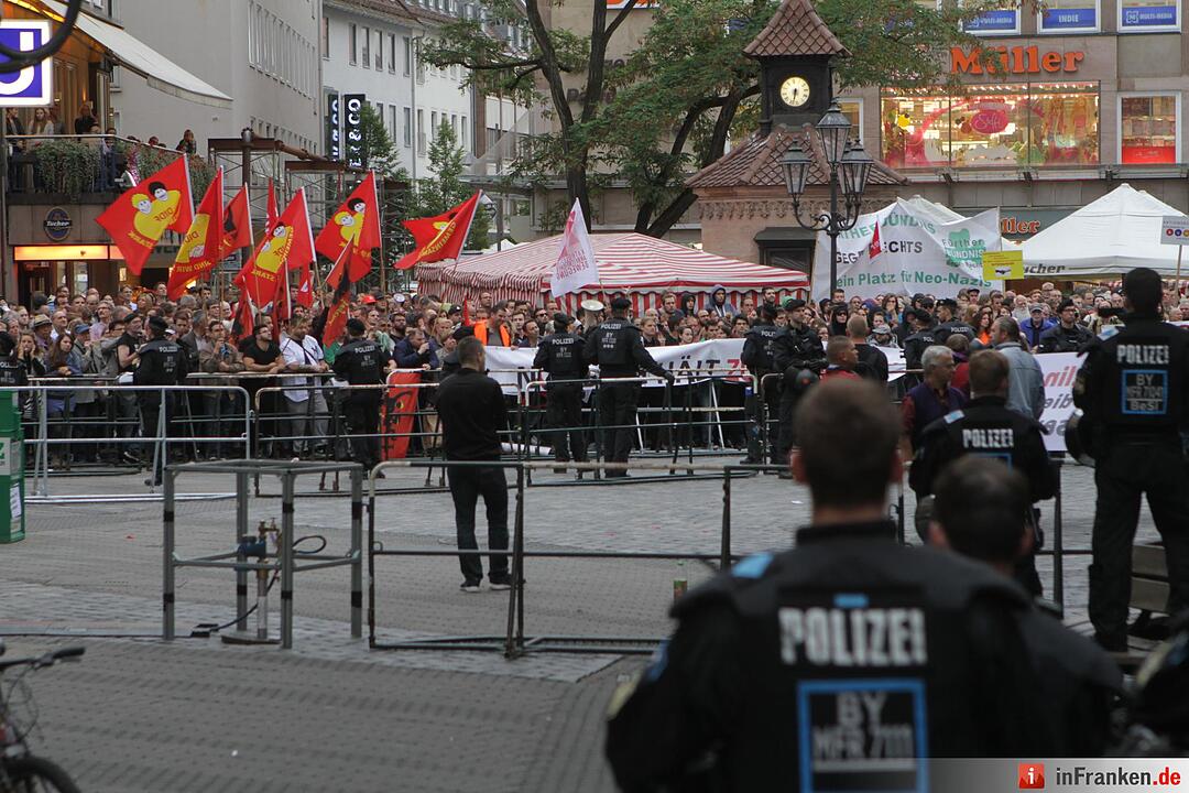 Demo gegen Neonazis in Nürnberg