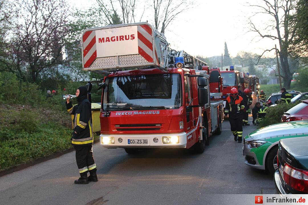 Brand in Mehrfamilienhaus in Coburg