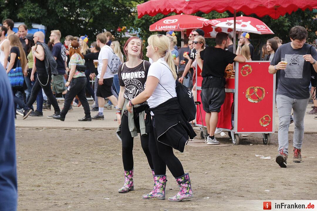 Rock im Park 2016 - Das Festivalgelände am Samstag