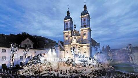Der Stiftsbezirk St. Gallen gehört zum Unesco-Weltkulturerbe und ist jährlich Schauplatz von Festspielen.