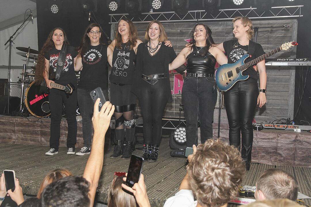 Am Samstag sorgten die Midnight Ladies für Stimmung!