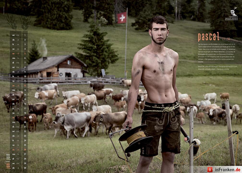 Schweizer Bauernkalender - Boys 2016: Dreck, Schweiß und Muskeln