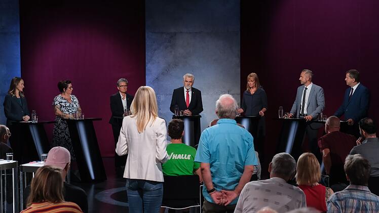 MDR-Wahlarena zur Landtagswahl in Sachsen-Anhalt