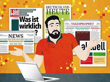 Bei vielen Falschnachrichten geht es vor allem um Emotionen. Fakten werden zweitrangig. Aber was steckt eigentlich hinter diesen "alternativen Wahrheiten"? Illustration: Romina Birzer