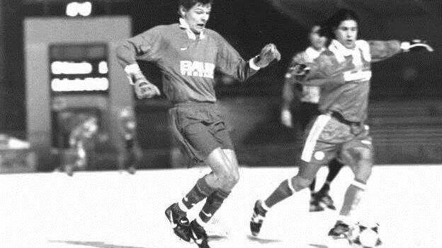 Andreas Dippold (links) spielte 1999 unter Adi Pinter - und war von dessen Motivationskünsten beeindruckt. Foto: Tina Endres
