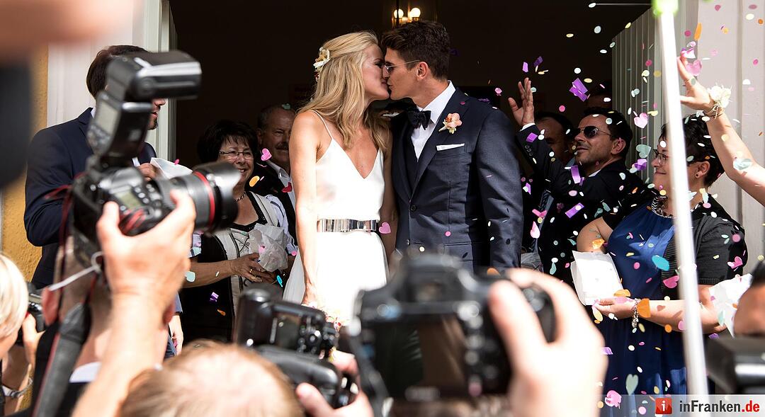 Mario Gomez heiratet seine Carina in München