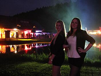 Die Partykulisse am Trebgaster Badesee ist einzigartig. Foto: Sonja Adam