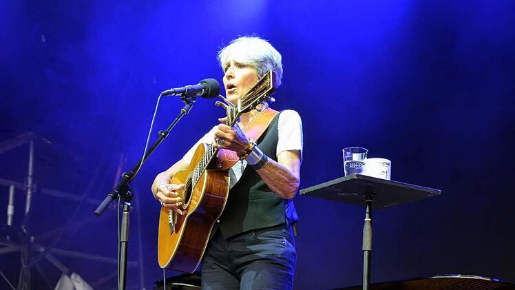 Ikone der sechziger und siebziger Jahre: die amerikanische Folk-Sängerin Joan Baez. Fotos: Peter Rauch
