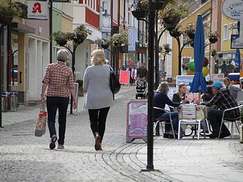 Das ist die Fußgängerzone von Bad Brückenau. Sie ist schön, aber... Foto: Ulrike Müller