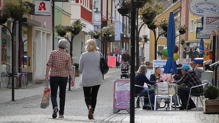 Das ist die Fußgängerzone von Bad Brückenau. Sie ist schön, aber... Foto: Ulrike Müller