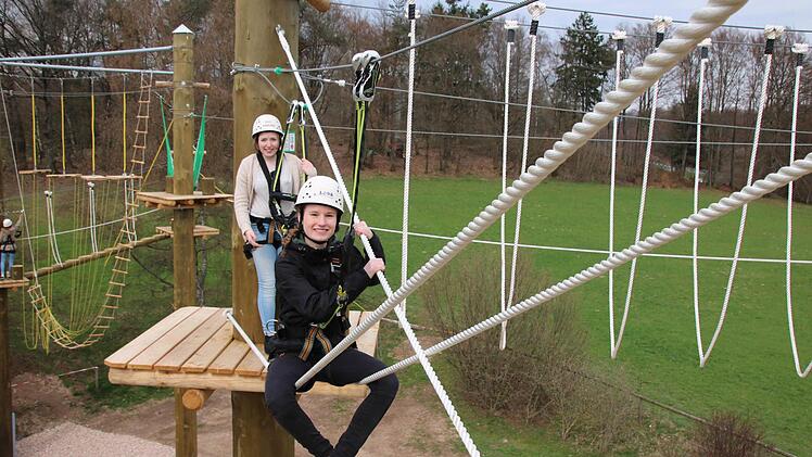 Zum ersten offenen Angebot im neuen Hochseilgarten können sich Interessierte bis kommenden Dienstag anmelden. Foto: Ralf Ruppert