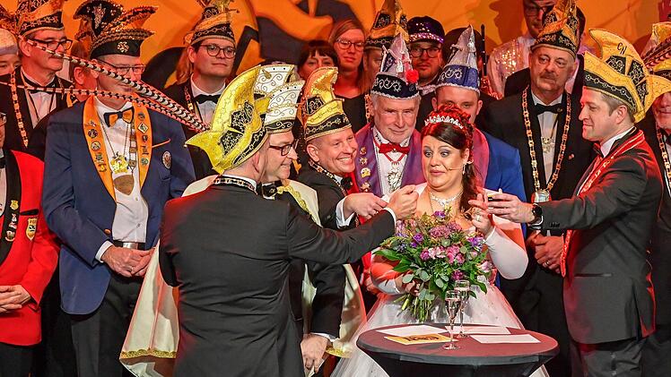 Oli I. und Antje I. sind Coburgs neues Prinzenpaar. Ronald Rinklef