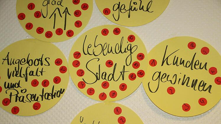 Bei einem Workshop definierten die Mitglieder des Forums Bad Brückenau sechs Schwerpunkte. Foto: Ulrike Müller