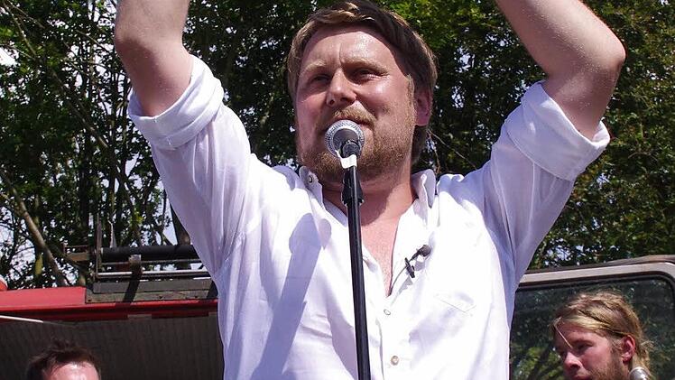 "LaBrassBanda" rockten in Kronach. Foto: Marco Meißner