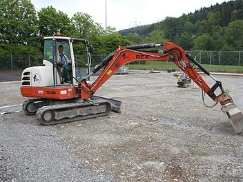 Aktuell wird der Mehrzweckplatz Römershag erneuert. Foto: Ulrike Müller