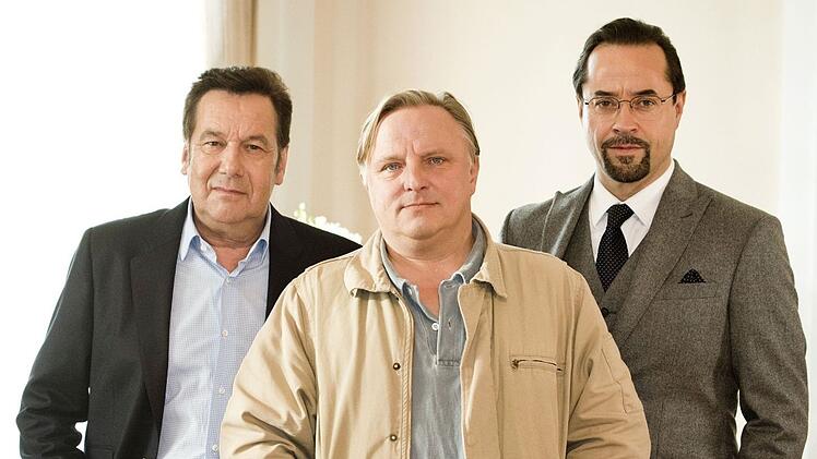 Ausflug ins Schauspielmetier: 2013 spielte Roland Kaiser an der Seite von Axel Prahl (Mitte) und Jan Josef Liefers (rechts) einen Schlagersänger im Münster-"Tatort".