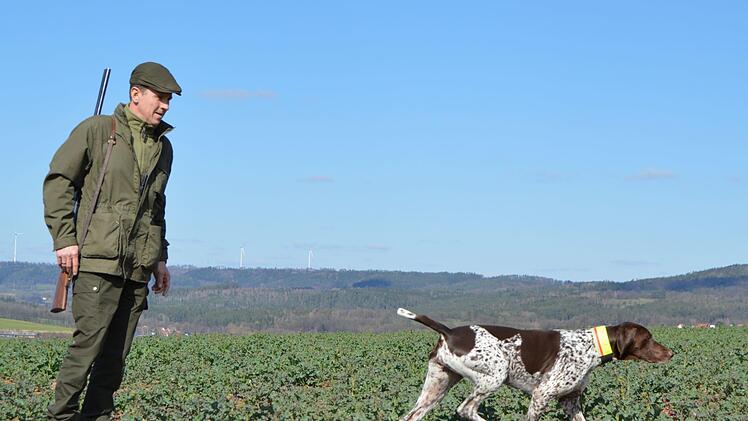 Tino Eber ist mit Bohne unterwegs. Foto: privat