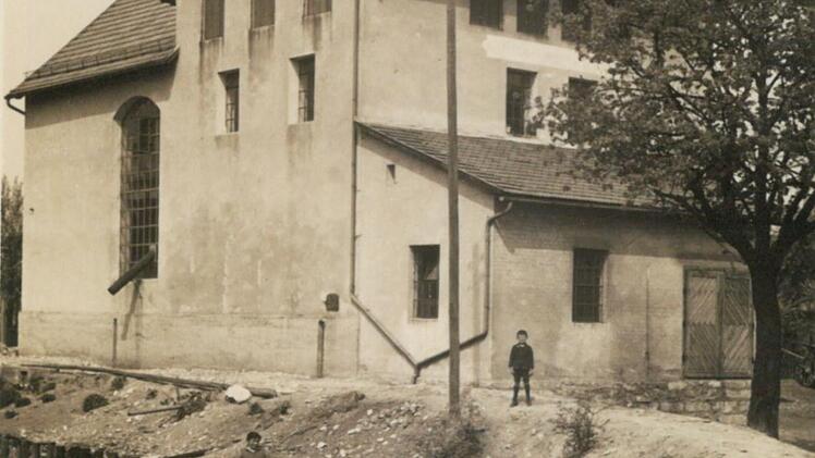 So sah das Brauereigebäude nach der Fertigstellung 1927 aus.