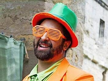 Der Karottenk&ouml;nig trumpft auf der Altenburg auf.  Foto: Michael Binder