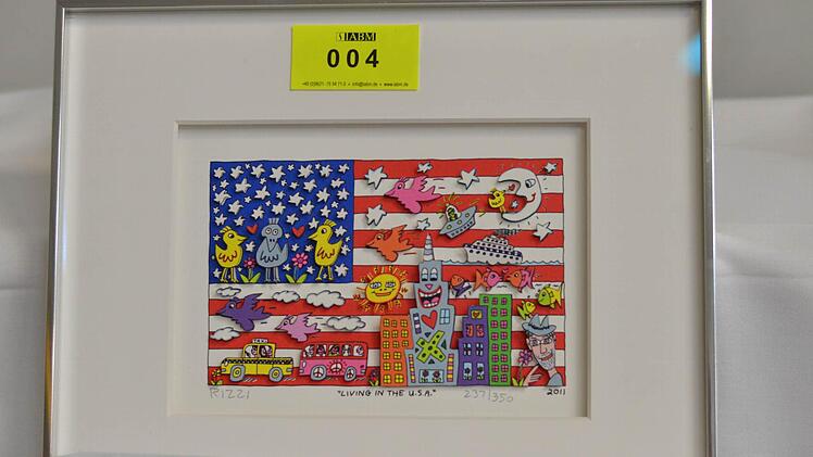 Kunst von Rizzi kam vergleichsweise günstig unter den Hammer Foto: Nikolas Pelke