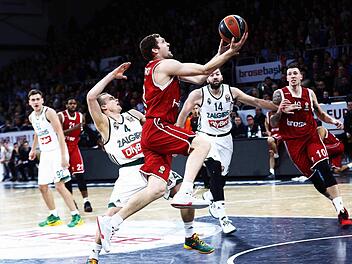 Am Donnerstag um 19 Uhr muss Brose Bamberg bei Zalgiris Kaunas antreten. Wir begleiten das Spiel wie immer in unserem Liveticker! Foto: Daniel L&ouml;b