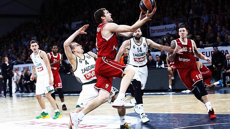 Am Donnerstag um 19 Uhr muss Brose Bamberg bei Zalgiris Kaunas antreten. Wir begleiten das Spiel wie immer in unserem Liveticker! Foto: Daniel L&ouml;b