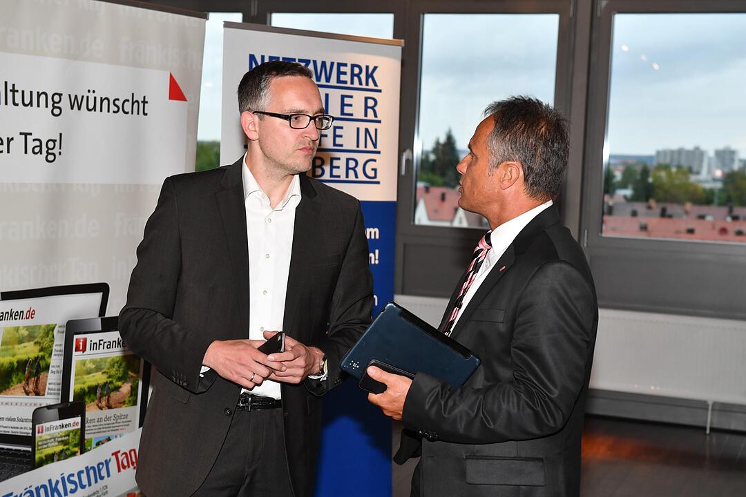 Podiumsdiskussion zur Bundestagswahl in der Brose Arena in Bamberg