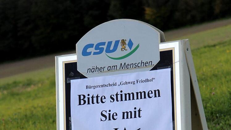 Die CSU warb vergebens.