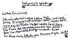 Frühstück:    Christkind mit Direktlieferung
