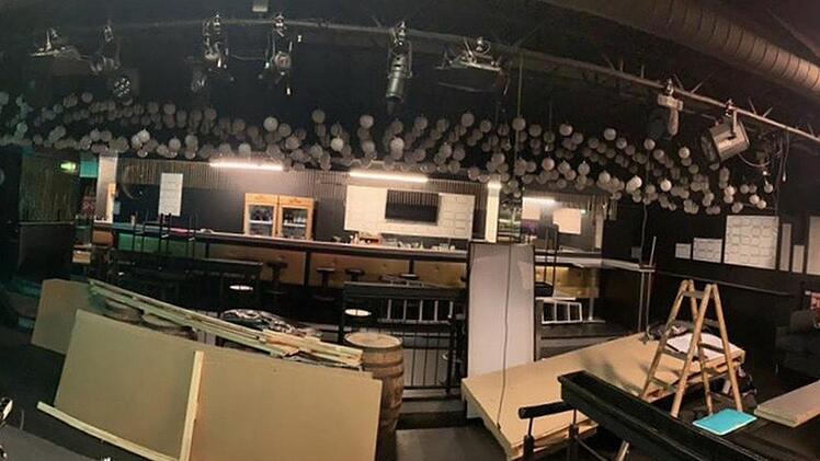 Ab Februar gibt es für Feierwütige eine neue Anlaufstelle in Nürnberg. Zur Zeit finden im künftigen "Club Qi" in der Regensburger Straße 334b in Nürnberg noch letzte Aufbauarbeiten statt. Foto: TheGroupMovement GmbH