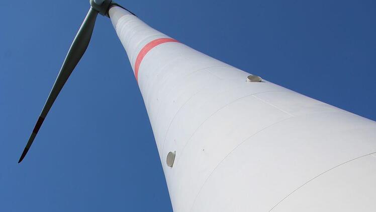 Norbert Schmäling und "sein" Windrad 1.