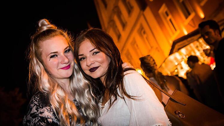 Freitagnacht: Impressionen vom Kulmbacher Altstadtfest. Foto: Alexander Muck