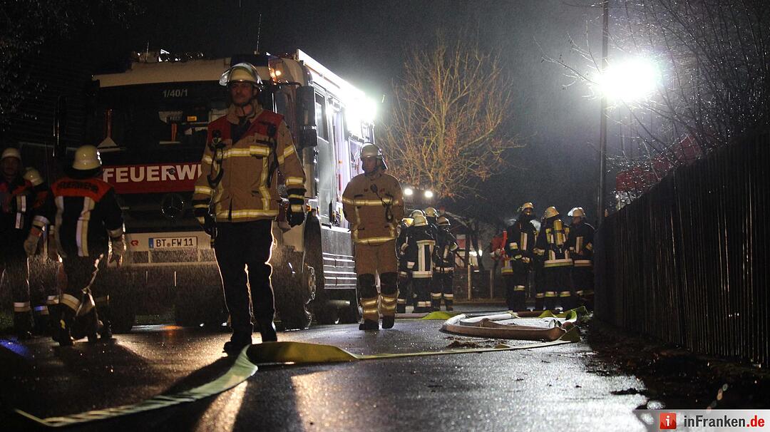 Brand eines Einfamilienhauses in Engelmannsreuth