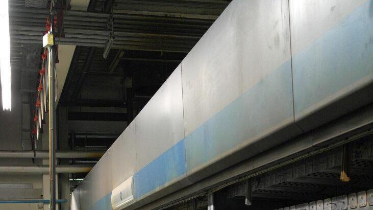 Die Druckmaschine "Lithoman 64"