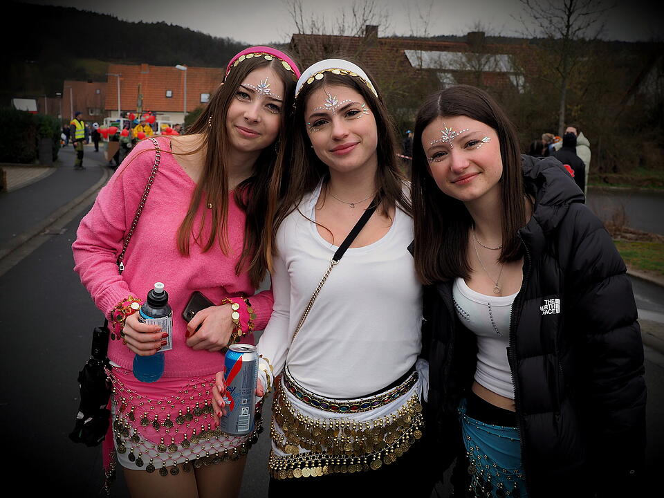 Beste Faschingslaune in Aura/Saale