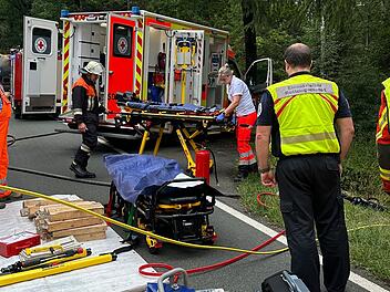 Auto überschlägt sich - Verletzte bei Unfall in Gesees