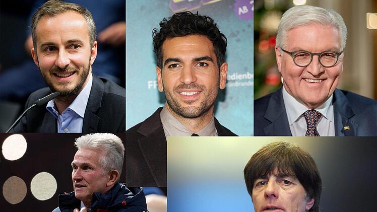 Alle Jahre wieder werden sie gekürt: Die Männer des Jahres. Die Deutschen haben in einer Playboy-Umfrage ihre Stimme abgegeben. Und das ist das Ergebnis. Collage: Fotos: Michael Kappeler/dpa,Ursula Düren/dpa, Tobias Hase/dpa,  Rolf Vennenbernd/dpa, Maurizio Gambarini/dpa