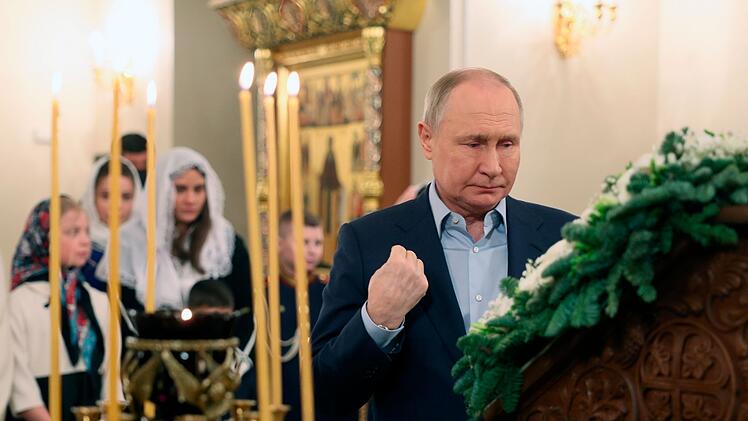 Orthodoxe Weihnachten in Russland - Putin