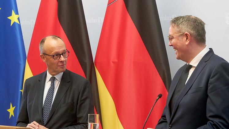 Alexander Schweitzer und Friedrich Merz
