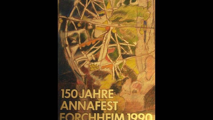 Das Annafest-Plakat aus dem Jahr 1990.