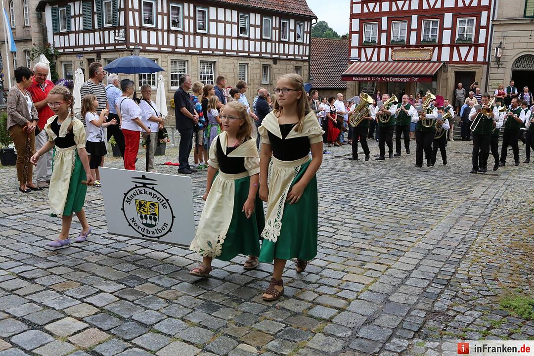Kronacher Freischießen: Schützenauszug