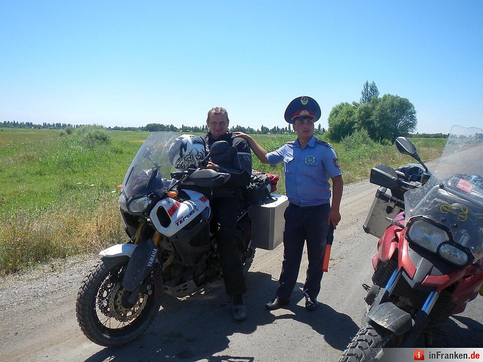 Auf dem Motorrad nach Sibirien