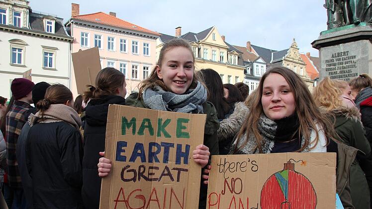 Schüler-Demo in Coburg für mehr Umwelt- und KlimaschutzOliver Schmidt