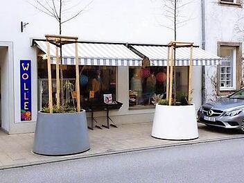 Zum Gruseln finden viele User die Kübel in der Heuwaagstraße in der Erlanger Altstadt.  Foto: Stadt Erlangen