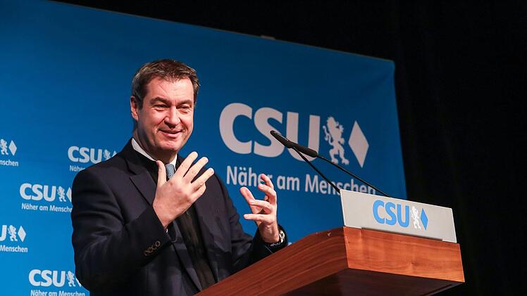 Markus Söder bei seiner Festrede. Foto: Barbara Herbst