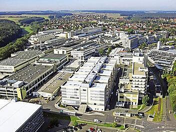 Die Firmenzentrale von Schaeffler in Herzogenaurach: Der Industrie- und Autozulieferer steht mit für die Wirtschaftskraft des Landkreises Erlangen-Höchstadt, die sich im Ranking zeigt. Foto: News5/Grundmann/Archiv