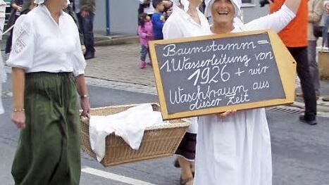 Szene aus dem Film "Festumzug 750 Jahre Mitwitz" Foto: Walter Schmidtbauer